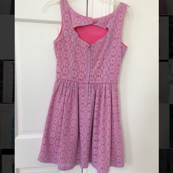 Lily Pulitzer Pink Lace Overlay Sundress - Picture 2 of 3